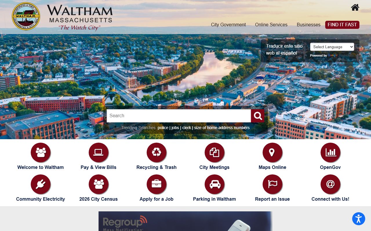 Waltham City Clerk - Waltham Massachusetts birth records Middlesex County